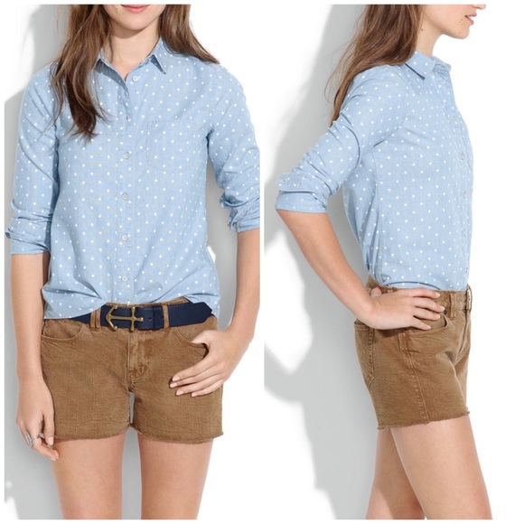 Madewell Pants - Madewell cutoff denim shorts in kraft brown